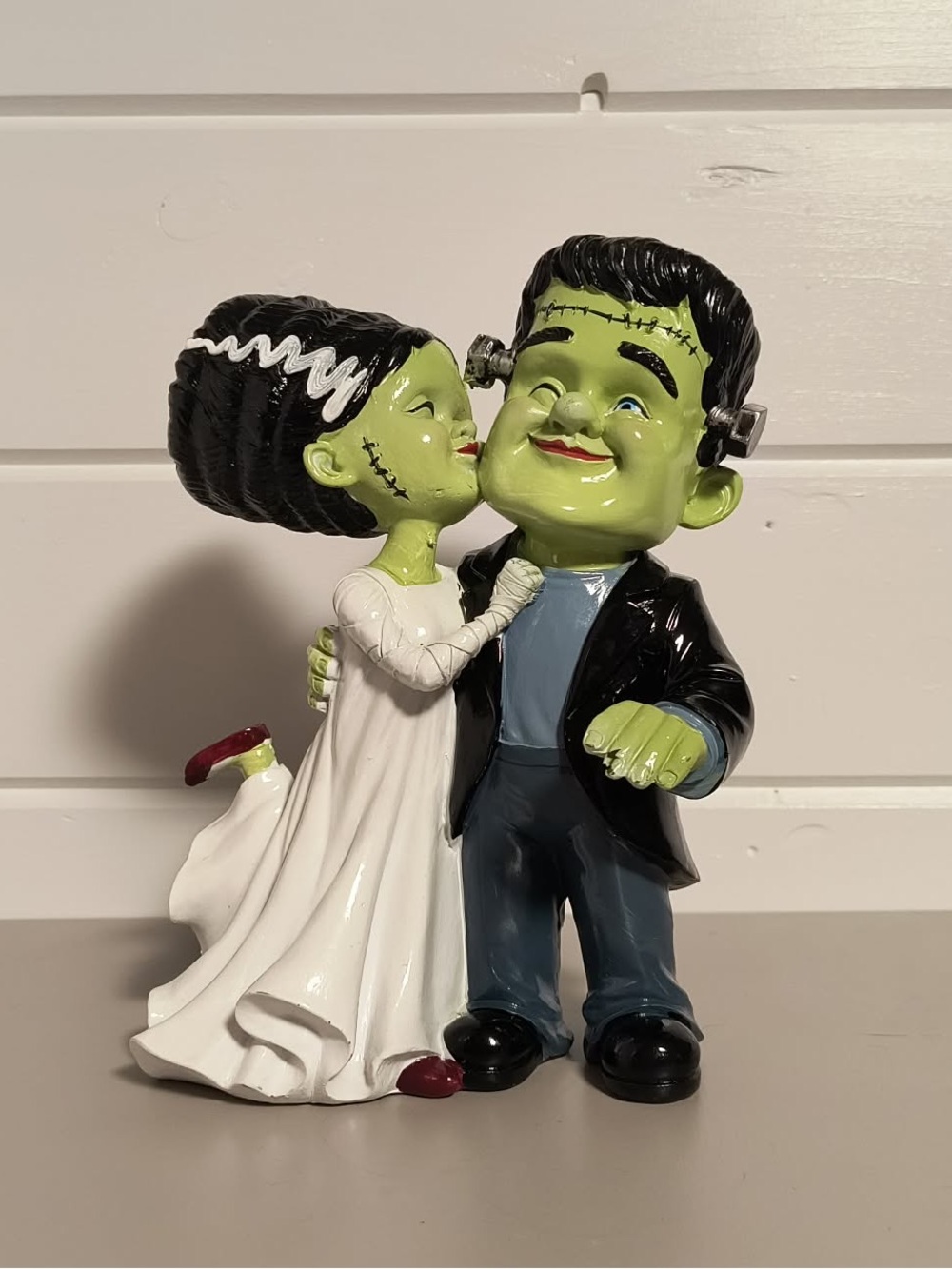 Frankenstein & Bride Halloween Couple Figurine